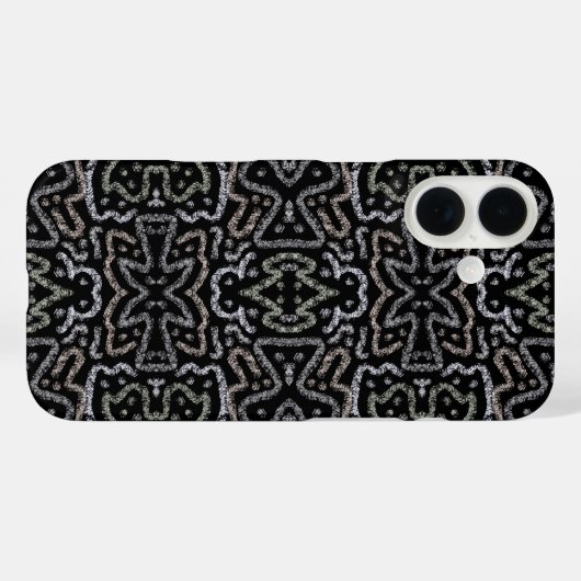 Abstract Arrow Grunge Pattern And Soft Pastels Case-Mate iPhoneケース (裏面 (横))