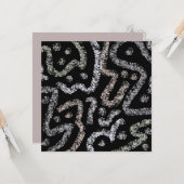 Abstract Arrow Grunge Pattern With Soft Pastels カード (正面/裏面インサイチュ)