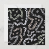 Abstract Arrow Grunge Pattern With Soft Pastels カード (正面)