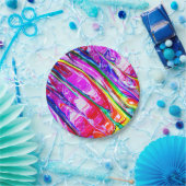  Abstract art ペーパープレート (パーティー)