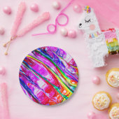  Abstract art ペーパープレート (パーティー)