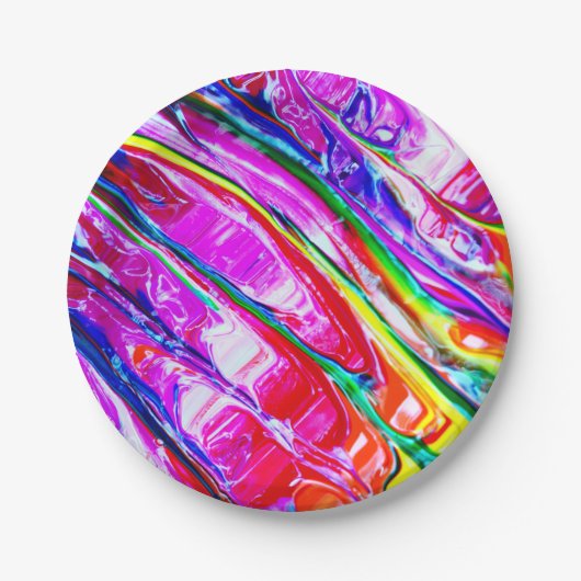  Abstract art ペーパープレート (正面)