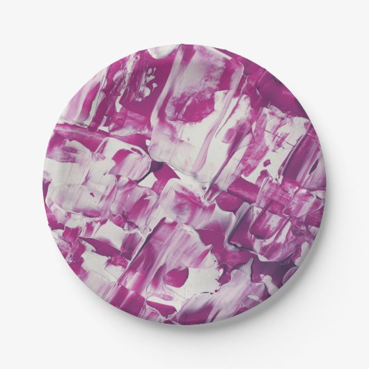  Abstract art ペーパープレート (正面)