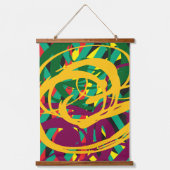 Abstract Art 3 吊り下げ型タペストリー (正面)