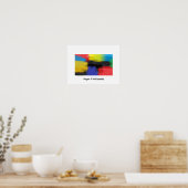 Abstract art 4 print by Roger R Whiteside ポスター (キッチン)