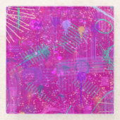 Abstract Art: A Real Personality  ガラスコースター (正面)