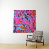 Abstract Art, Background, Hand Painting, Fluid Ar タペストリー (インサイチュ(横))