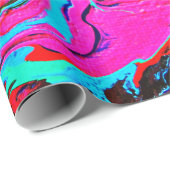  Abstract Art, Background, Hand Painting, Fluid Ar ラッピングペーパー (ロールコーナー)