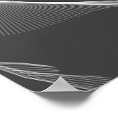 Abstract Art - Black and White ポスター (角)