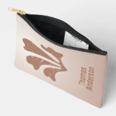 Abstract Art Brown Algae, Kelp アクセサリーポーチ (見開き)