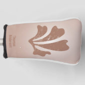 Abstract Art Brown Algae, Kelp ゴルフヘッドカバー (正面)