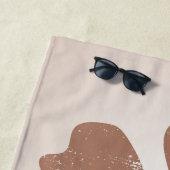 Abstract Art Brown Algae, Kelp ビーチタオル (インサイチュ)