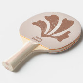 Abstract Art Brown Algae, Kelp 卓球ラケット (正面アングル)