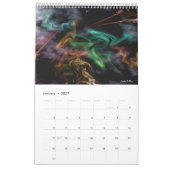 Abstract Art Calendar カレンダー (1月 2027)