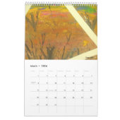 Abstract Art Calendar カレンダー (3月 2026)