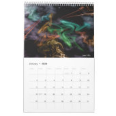 Abstract Art Calendar カレンダー (1月 2026)