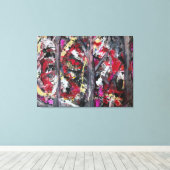 Abstract Art Canvas Print キャンバスプリント (インサイチュ (ウッドフロア))