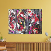 Abstract Art Canvas Print キャンバスプリント (インサイチュ (リビング))