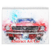 Abstract Art Car Calendar カレンダー (カバー)