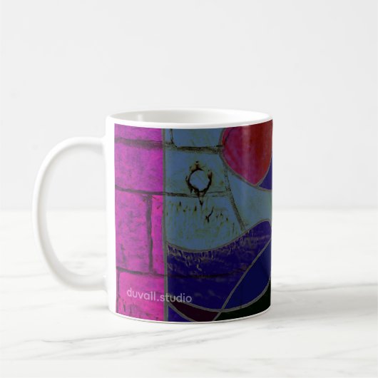 Abstract Art Coffee Mug "Candlelight Variation" コーヒーマグカップ (左)