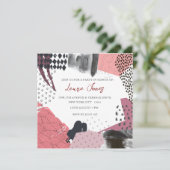 Abstract Art Collage Promotional Event 招待状 (スタンド正面)