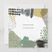 Abstract Art Collage Promotional Event 招待状 (裏面)