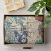 Abstract Art College Florals & Butterflies 薄葉紙 (ギフト)