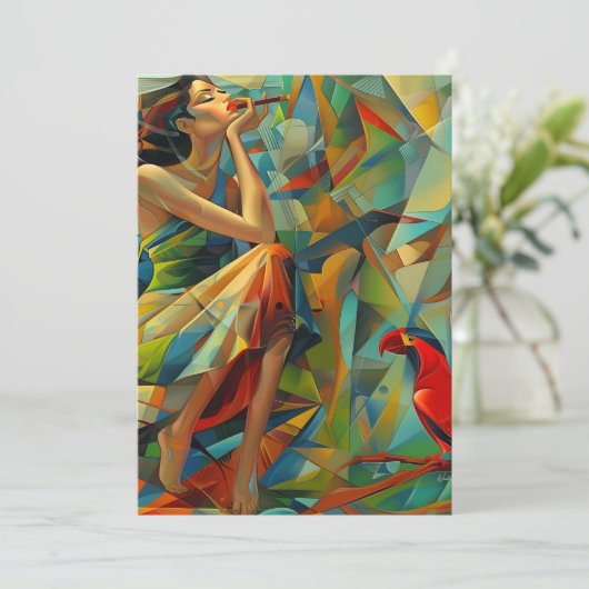 Abstract art colorful シーズンカード (スタンド正面)