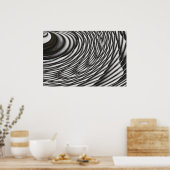 Abstract Art Contemporary Modern Art Print Poster ポスター (キッチン)