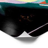 Abstract Art Deco Dancer - Art Print ポスター (コーナー)