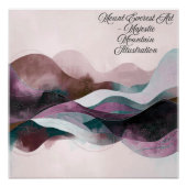 Abstract Art Design | Modern Minimalist ポスター (正面)