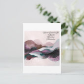 Abstract Art Design | Modern Minimalist ポストカード (スタンド正面)