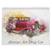 Abstract Art Drag Car カレンダー (カバー)