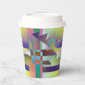 Abstract Art Elemental Birthday Party 紙コップ (左)