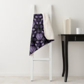 Abstract art eyes and diamond watercolour pattern  シェルパブランケット (インサイチュ)