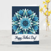 Abstract Art Fathers Day Card カード (黄色い花)