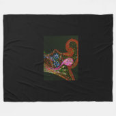 Abstract Art Fleece Blanket フリースブランケット (正面(横))