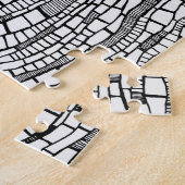 Abstract Art Geometric Shapes Difficult Puzzle ジグソーパズル (側面)