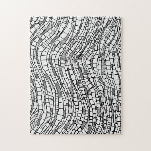 Abstract Art Geometric Shapes Difficult Puzzle ジグソーパズル (縦)