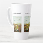 Abstract Art Latte Mug -“On the Path to Awareness” カフェラテマグ (左アングル)