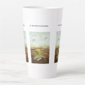 Abstract Art Latte Mug -“On the Path to Awareness” カフェラテマグ (正面)