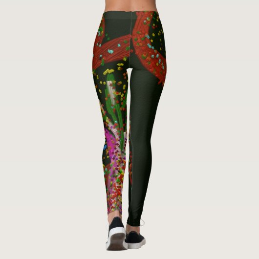 Abstract Art Leggings レギンス (裏面)