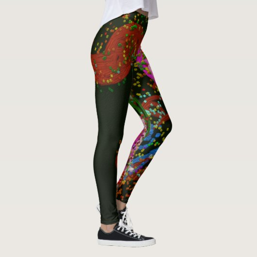 Abstract Art Leggings レギンス (右)