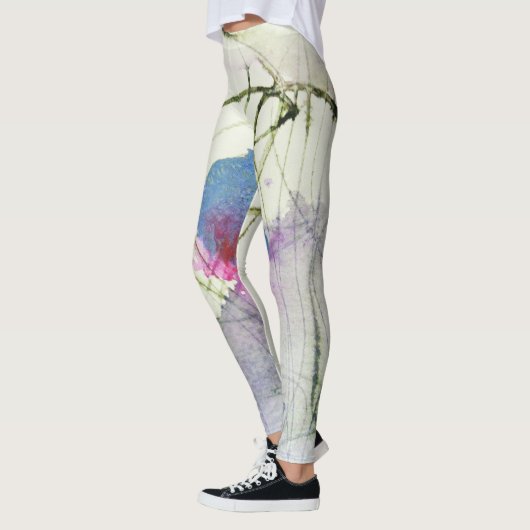 Abstract Art Leggings Spring レギンス (左)