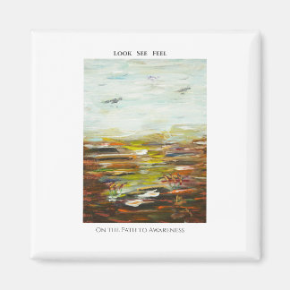 Abstract Art Magnet  - “On the Path to Awareness” マグネット