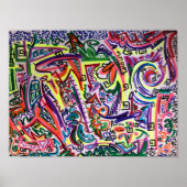 Abstract Art Maze ポスター (正面)