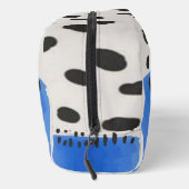 Abstract art minimal Monogram retro blue ドップキット (右)