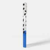 Abstract art minimal Monogram retro blue Case-Mate iPhoneケース (裏面 / 右)