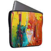 Abstract art on electronics bag ラップトップスリーブ (正面右)