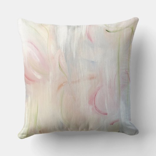 abstract art pastel pillow クッション (裏面)